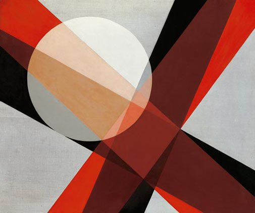 Lazlo Moholy-Nagy, A 19, 1927 Oil on canvas, 830 x 990 mm