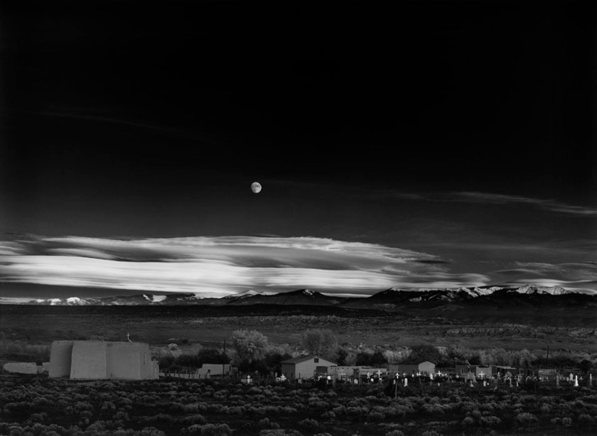 Ansel Adams, Moonrise, Hernandez, New Mexico, 1941