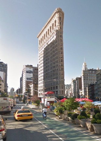 Il Flatiron oggi su Google Street View