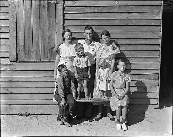The Burroughs Family, Hale County, Alabama, 1936